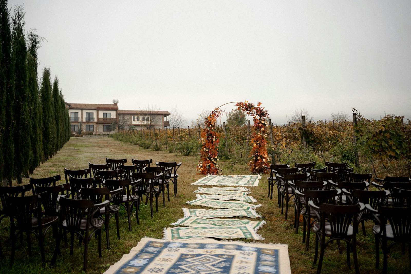 Ceremonia al aire libre en una finca