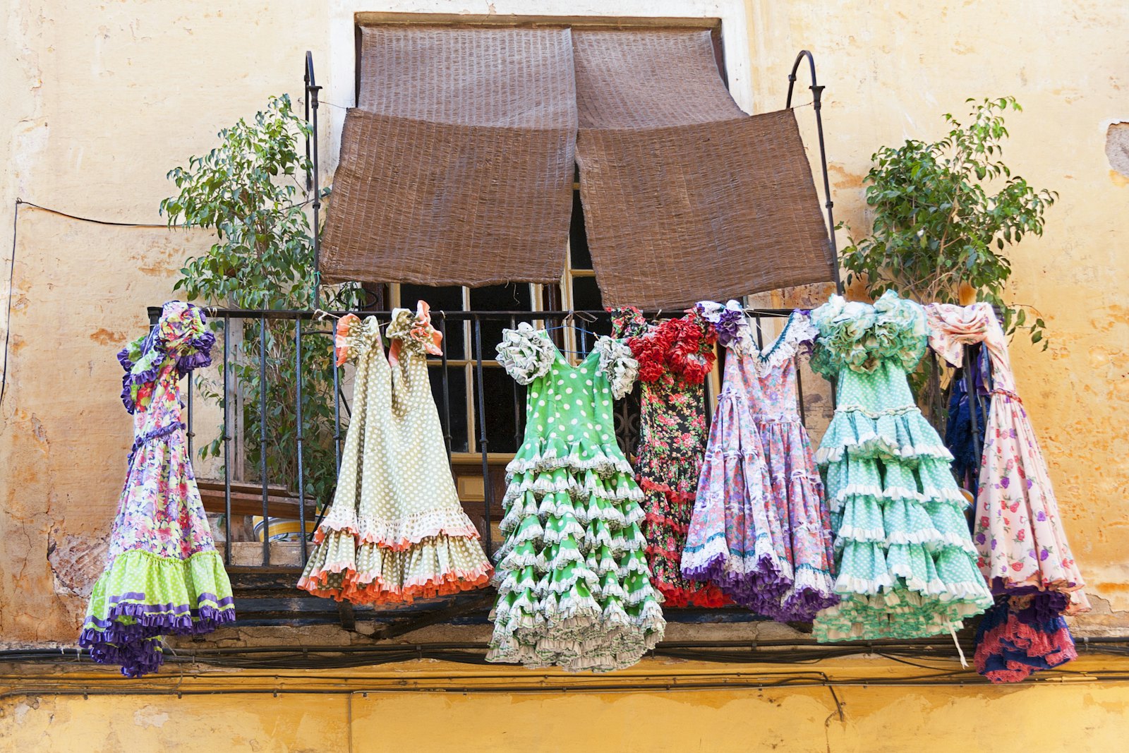 Trajes de flamenca de colores
