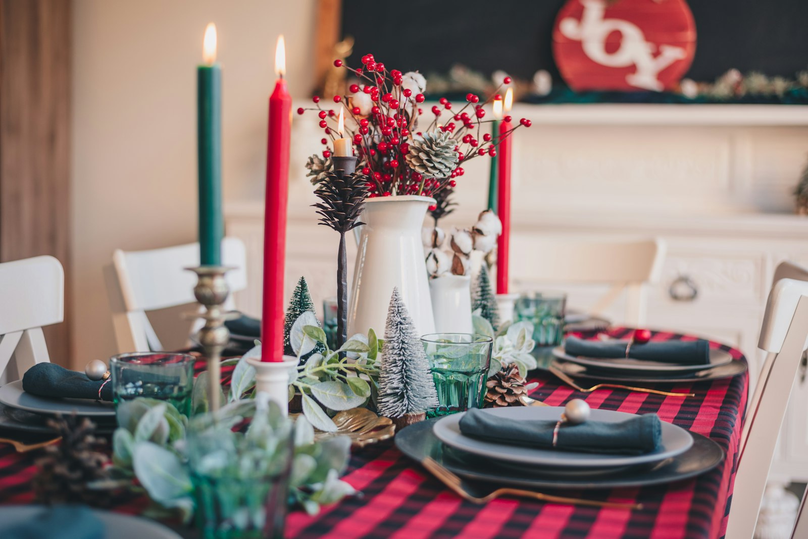 Mesa de Navidad para cena de empresa