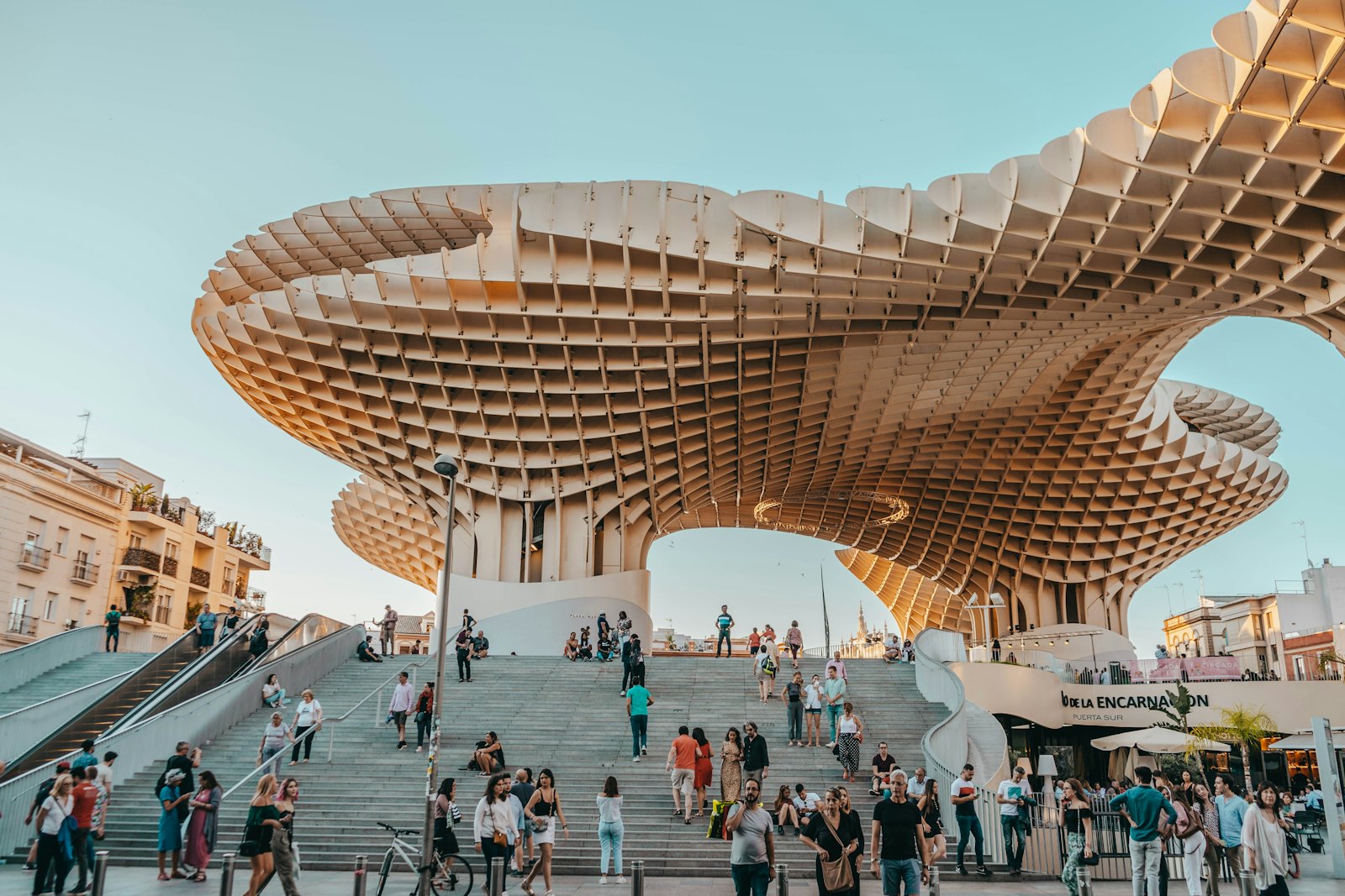 Las Setas de Sevilla en la Plaza de la Encarnación