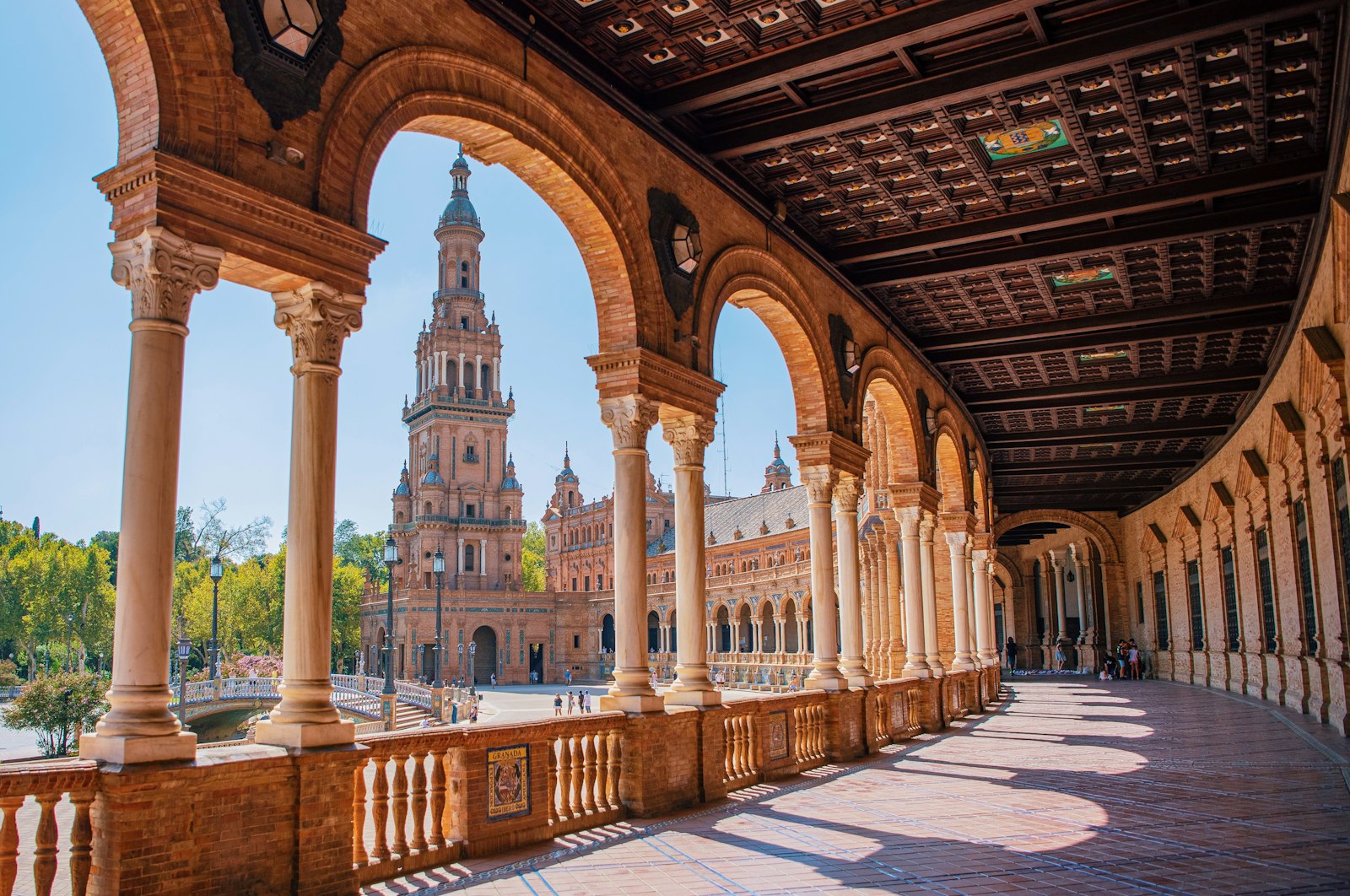 Arcos de la Plaza de España de Sevilla